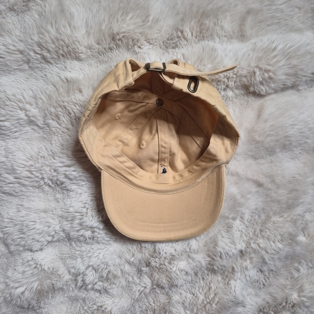 Kids Youth Polo Ralph Lauren Hat Baseball Cap Butter Yellow Unisex Cotton Spring - Picture 6 of 11